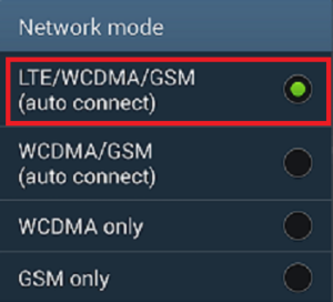 lte-network-mode