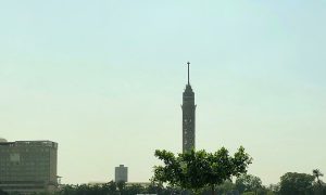 برج القاهرة على كورنيش النيل بالجزيرة — صورة توضيحية لمركز ديلويت التقني في القاهرة